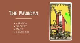 The magician tarot card